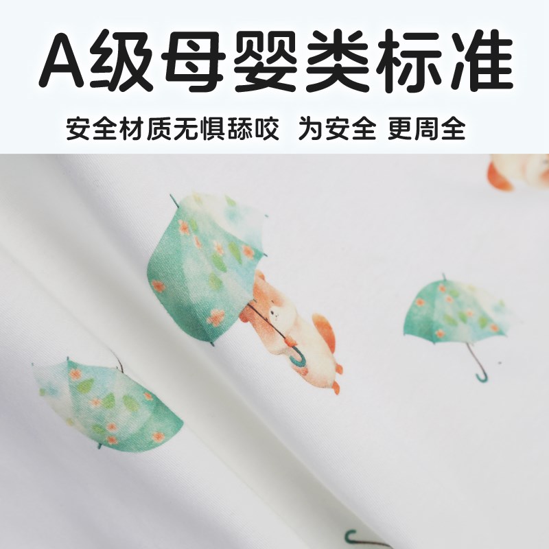 灵灵多男童连体睡袋纯棉睡衣春款家居服儿童连身睡衣大童连体睡衣