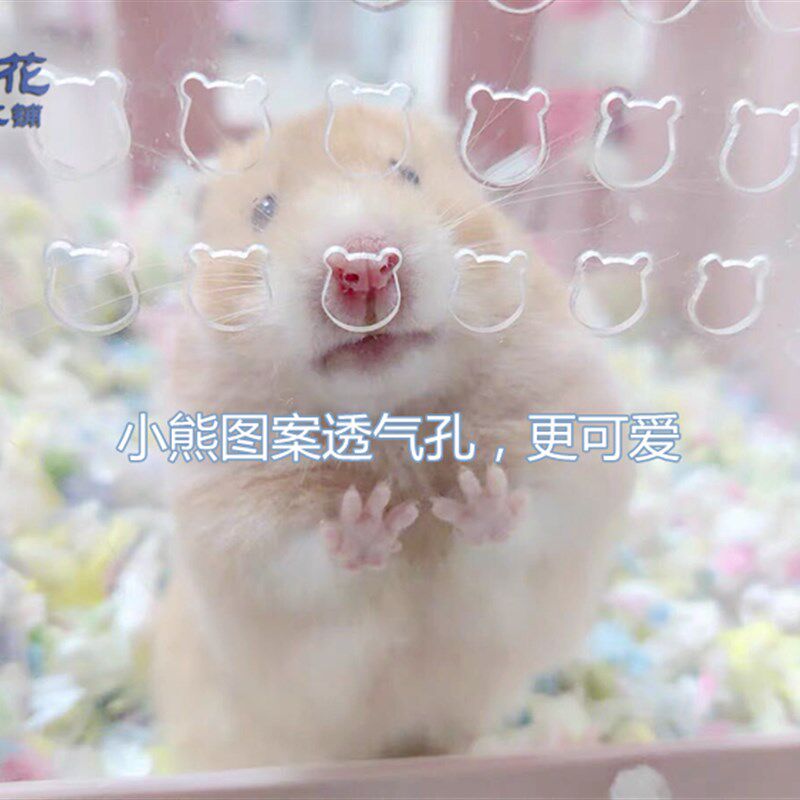 【阿花家】B款仓鼠笼DIY亚克力整理箱笼子仓鼠金丝熊刺猬适用
