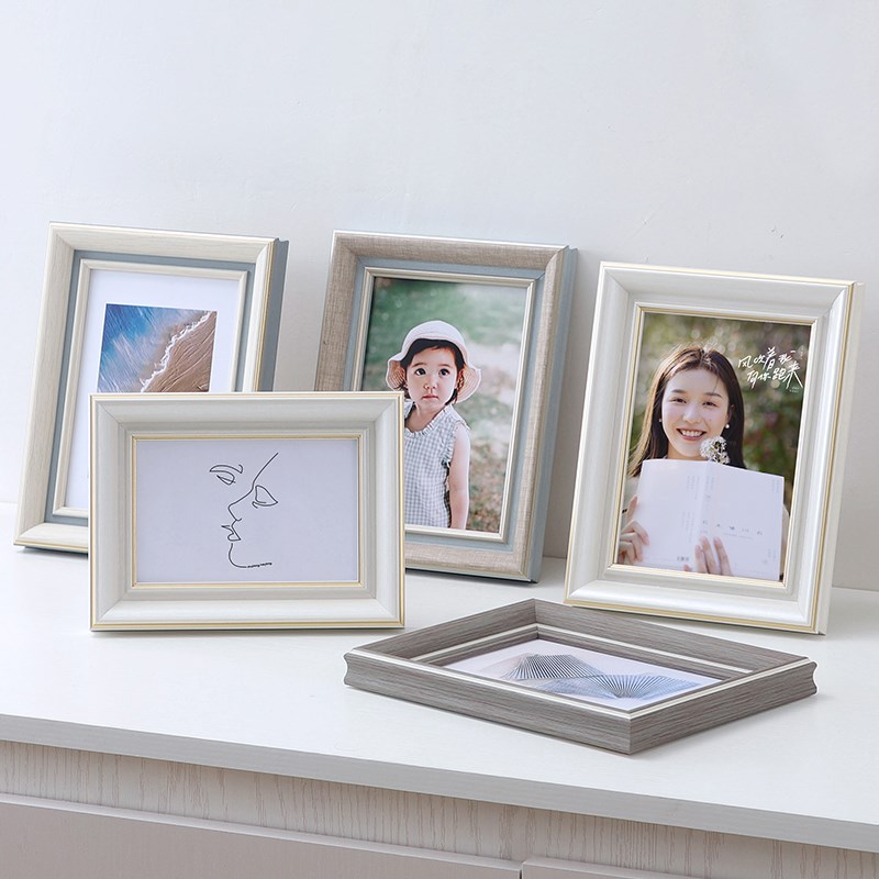 相框空框照片定制diy洗相片做成六6寸纪念婚纱照摆台摆件装裱挂墙