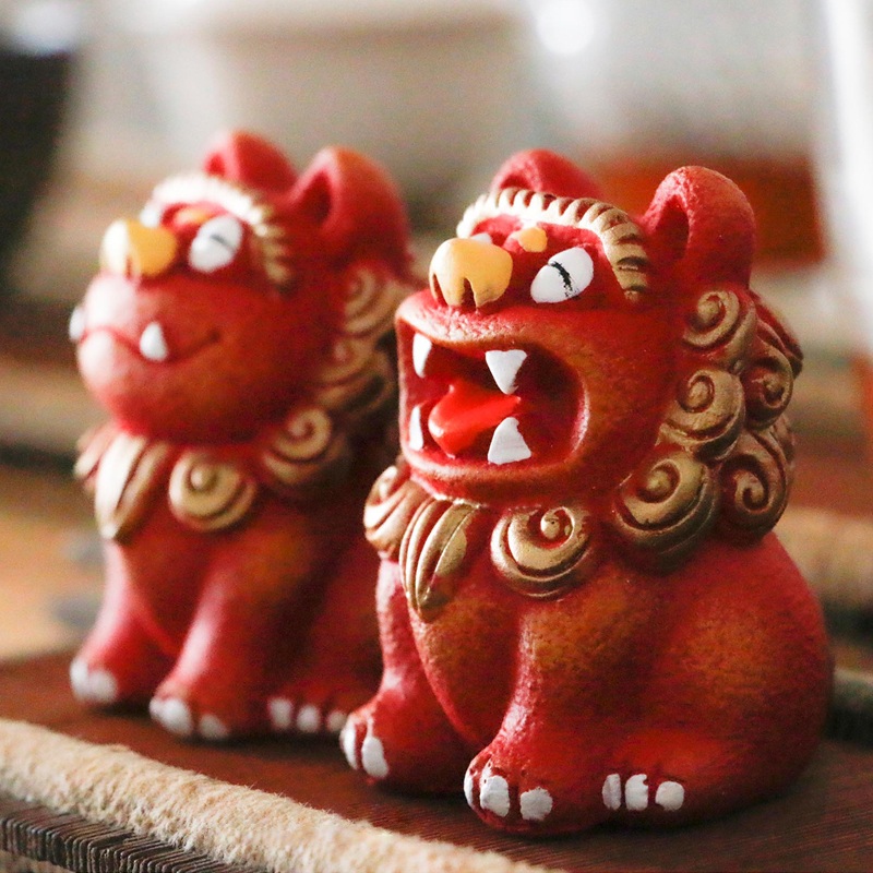 狮三百狮圆圆厦门纪念品家居装饰玄关客厅办公桌面礼品可爱小摆件