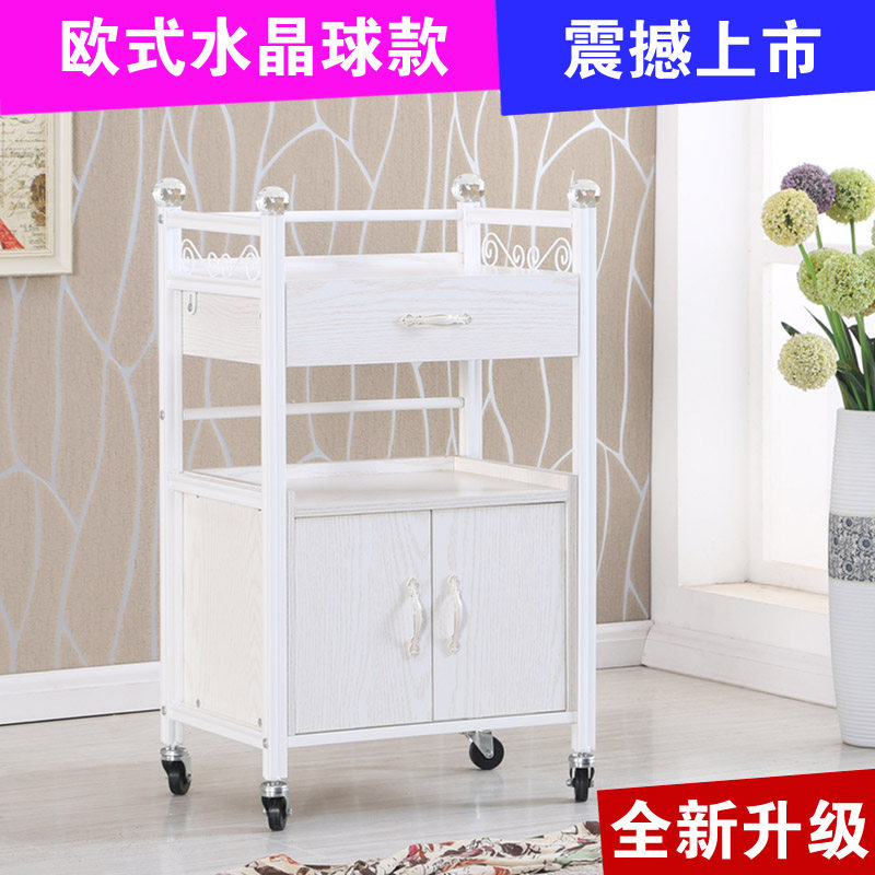 包邮欧式美容推车带抽屉美容院专用小推车美发工具车多功能置物架