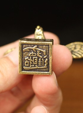 实心纯铜迷你大展宏图雄鹰展翅桌面摆件办公电脑桌工艺品黄铜老鹰