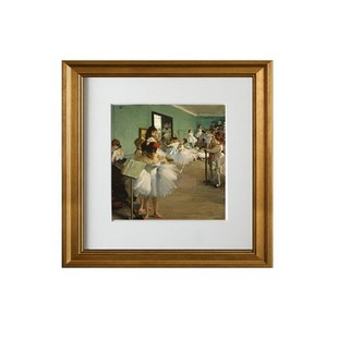 德加芭蕾课堂古典小众艺术装饰画玄关卧室客厅壁画书房琴房挂画