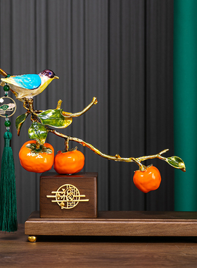 新中式酒柜摆件酒店装饰客厅玄关桌面办公室乔迁新居开业礼物高档