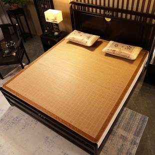 天懿直筒竹席2米夏季 1.2m双面草席1.8碳化1.1双人1.5定做1.45凉席