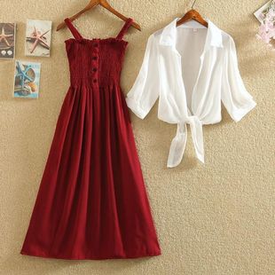 女童时尚套装洋气时髦裙子2023夏装中大童高级感套装10岁连衣裙潮