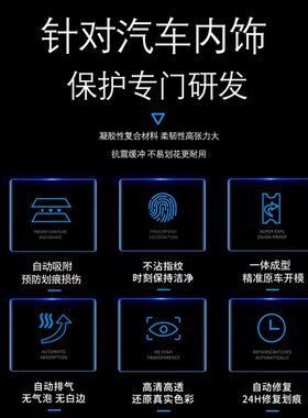 适用荣威RX5 MAX/PLUS/i6max内饰贴膜中控排挡导航屏幕保护膜改装