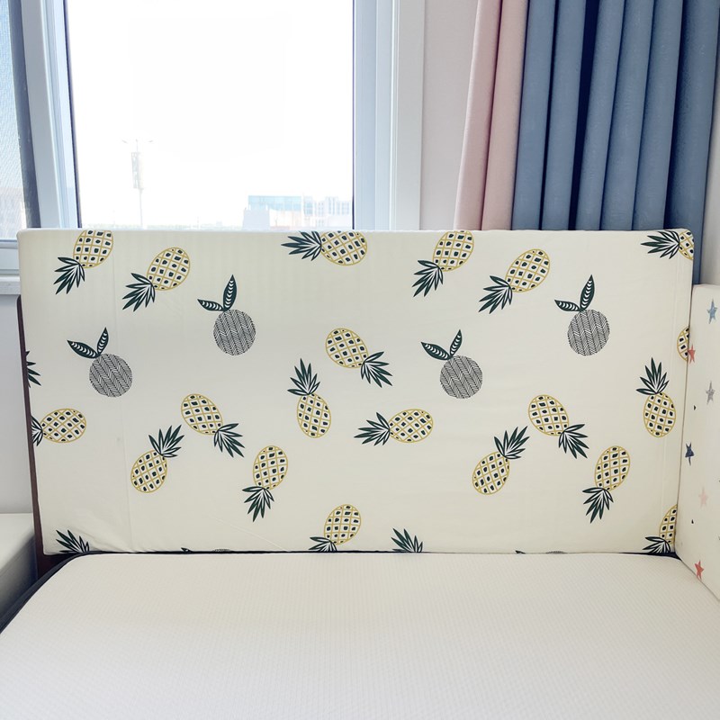 海绵床头靠垫床上靠枕靠背罩弹力全包软包床头套罩可拆洗防撞定做