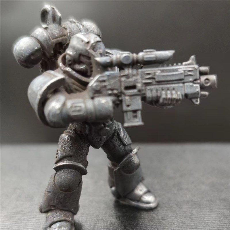 纯铜星际战士太空宇宙战锤跑团桌游战棋模型机械战铁甲士吊坠项链