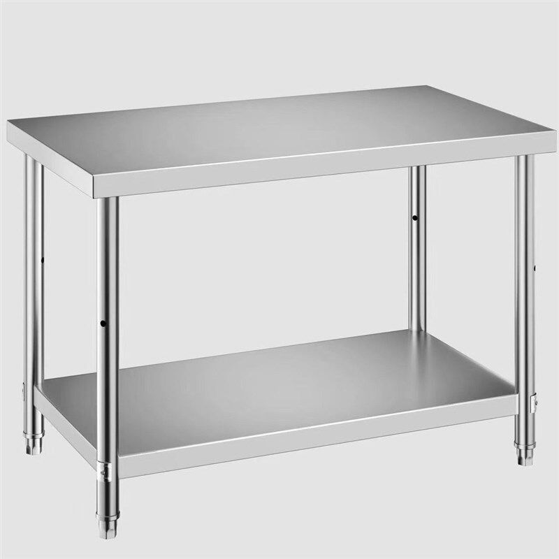 不锈钢工作台厨房灶台案板二层收纳置物架打荷台饭店切菜桌打包台,厨房/烹饪用具,微波炉置物架,淘宝优惠券,粉丝福利购,淘宝优惠卷
