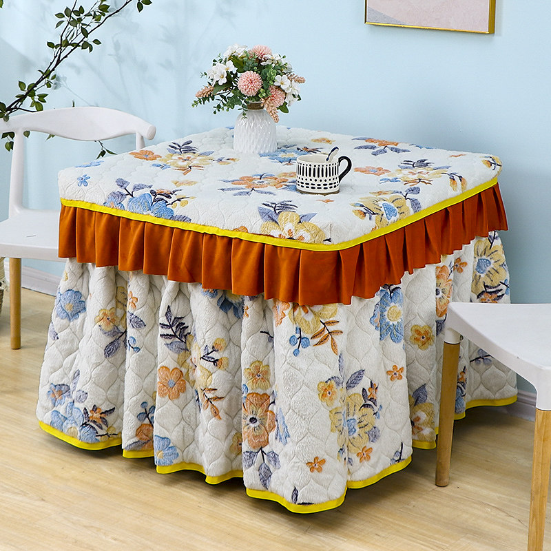 冬季加厚烤火被罩正方形电暖桌布取暖被罩烤火电炉被双面珊瑚绒,居家布艺,烤火罩,淘宝优惠券,粉丝福利购,淘宝优惠卷