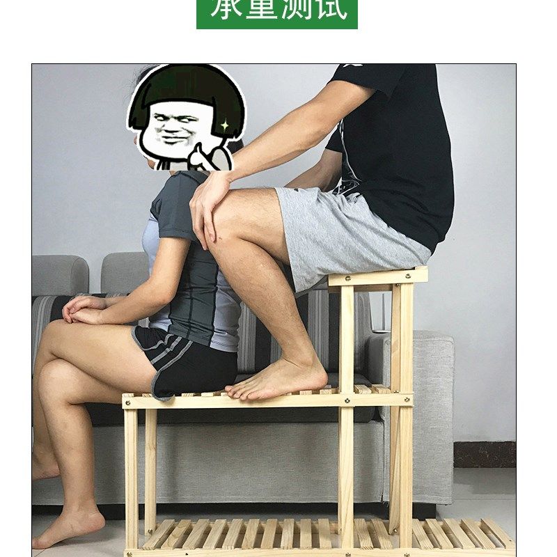 鱼缸架子实木多层阳台室内框架底架客厅置物底柜原木底座落地花架