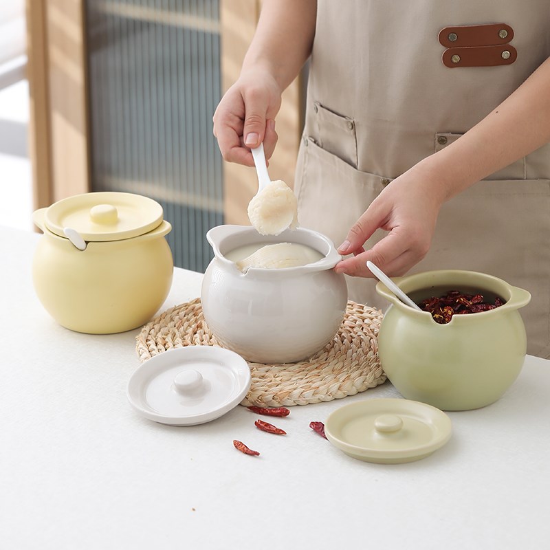 猪油罐家用耐高温油罐陶瓷装荤油辣椒油红油罐子厨房专用容器辣子