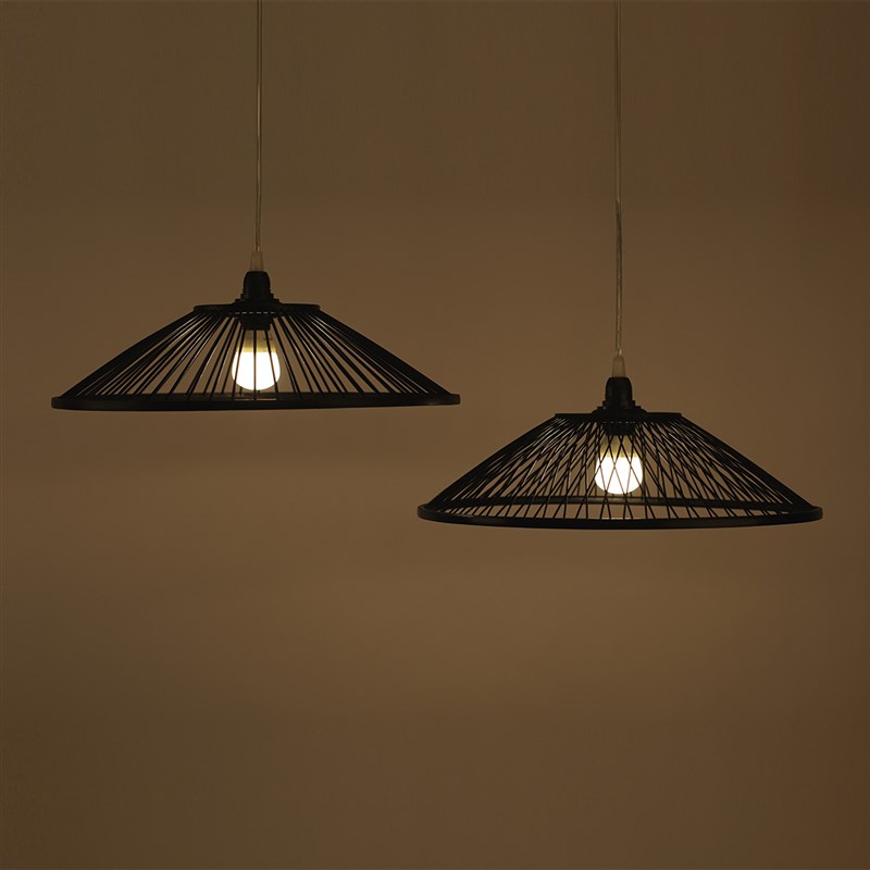 自然家灯笼吊灯中国古风竹编创意星星点灯中式灯具家用日式吊灯