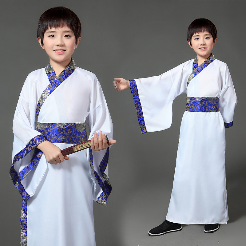 三国演义儿童古装汉服刘备关羽孙权曹操周瑜服装男款诸葛亮演出服图片