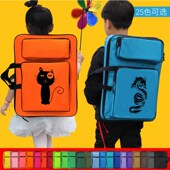 8K画袋美术袋儿童双肩背手提写生防水定制可印图案画袋画包画板包