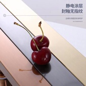 玻璃门拉手方管不锈钢门把手木门哑黑银色玫黑钛拉丝无框门大拉手