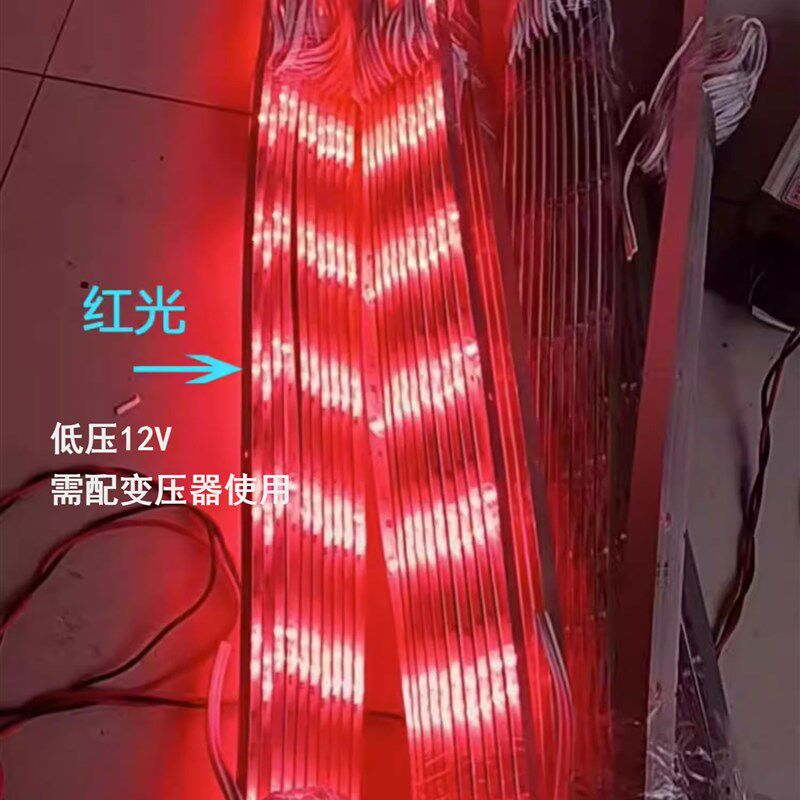 低压12v灯条3030漫反射led软膜天花广告灯箱光源蓝光红光紫光冰蓝图片