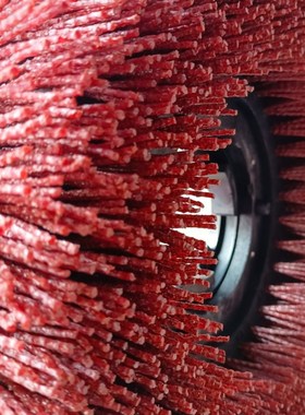 洁霸白云175154钢丝洗地刷17寸磨料丝混合钢丝刷洗地机仿古刷保洁