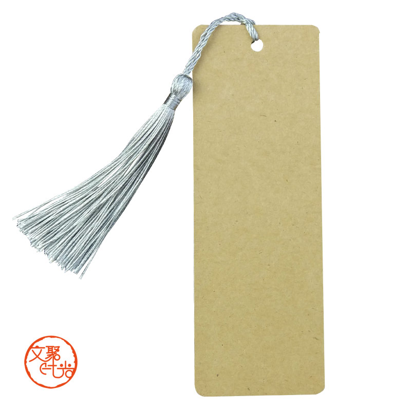 书签diy材料包空白卡片学生用古典中国风纸质书签定做可来图定制