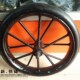 18寸实心独轮车轮 力车轮车胎下脚 老虎车轮推车轮