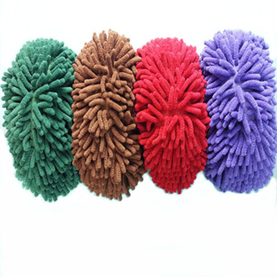 雪尼尔拖把头套布套大号拖把套不掉毛长毛鞋套包邮2只价