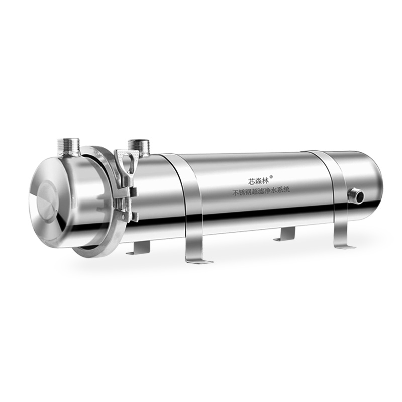 芯森林净水器家用直饮厨房超滤农村井水黄泥水过滤器不锈钢净水机