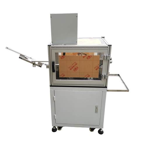 管装料人体感应管切脚机人体感应管切长短脚亚克力防护罩