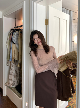 Alone Savor龙喜儿 轻熟小众上衣女2025早秋新款爆款衬衫Z578