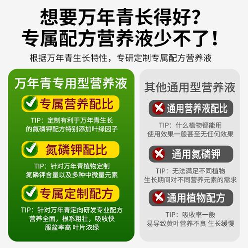 万年青肥料营养液家用室内养花肥料四季绿叶万年青专用有机复合肥