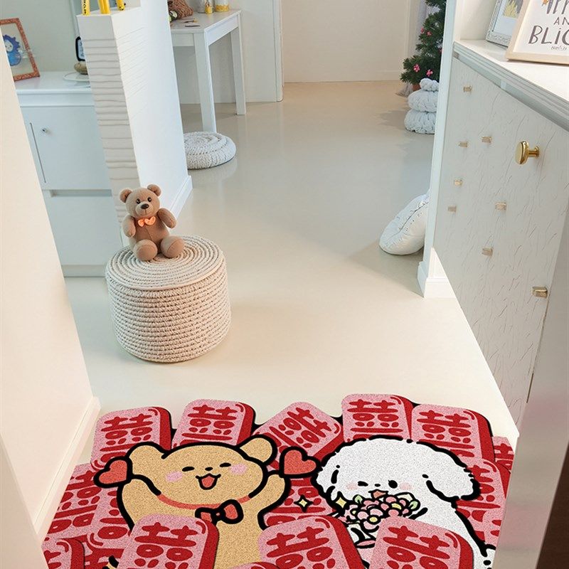 采购产品红色节日门地垫,门垫可以切割为家庭入口地毯,防滑,耐磨,,居家布艺,入户地垫,淘宝优惠券,粉丝福利购,淘宝优惠卷