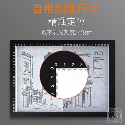 千引A4A3A2拷贝台led临摹台透光画板动漫书法素描发光透写拷贝板