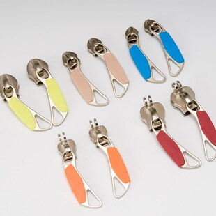 行李箱密码锁拉链头尼龙配件孔锁扣双头拉锁更换维修旅行箱拉杆箱