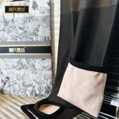 幂氏蝴蝶黑丝加绒秋冬新款 水光黑透肤光腿神器收腹提臀打底空姐袜