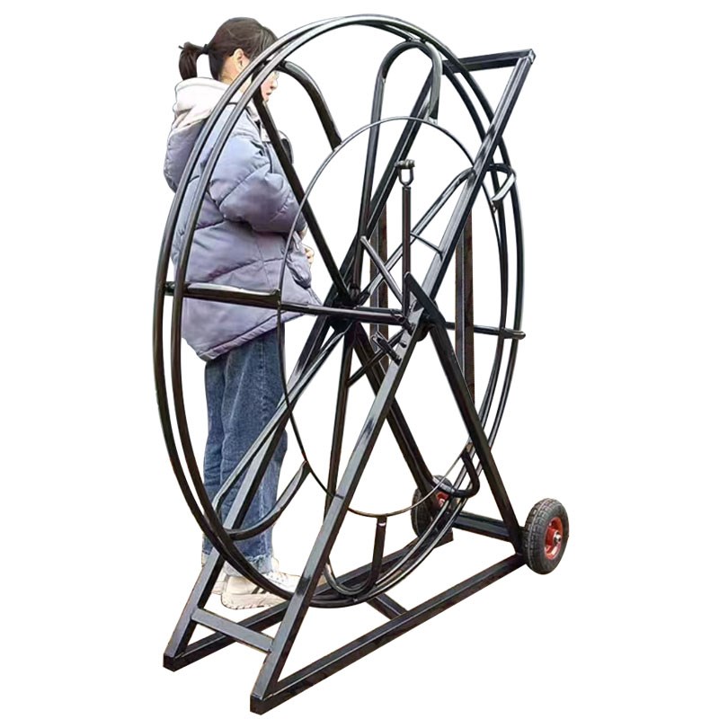 穿线器架子导线滑轮玻璃钢穿管器引线器牵引头管道电缆穿线棒车架