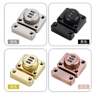 免打孔插销式密码锁门栓门锁玻璃门储物柜门扣家具锁柜门抽屉锁