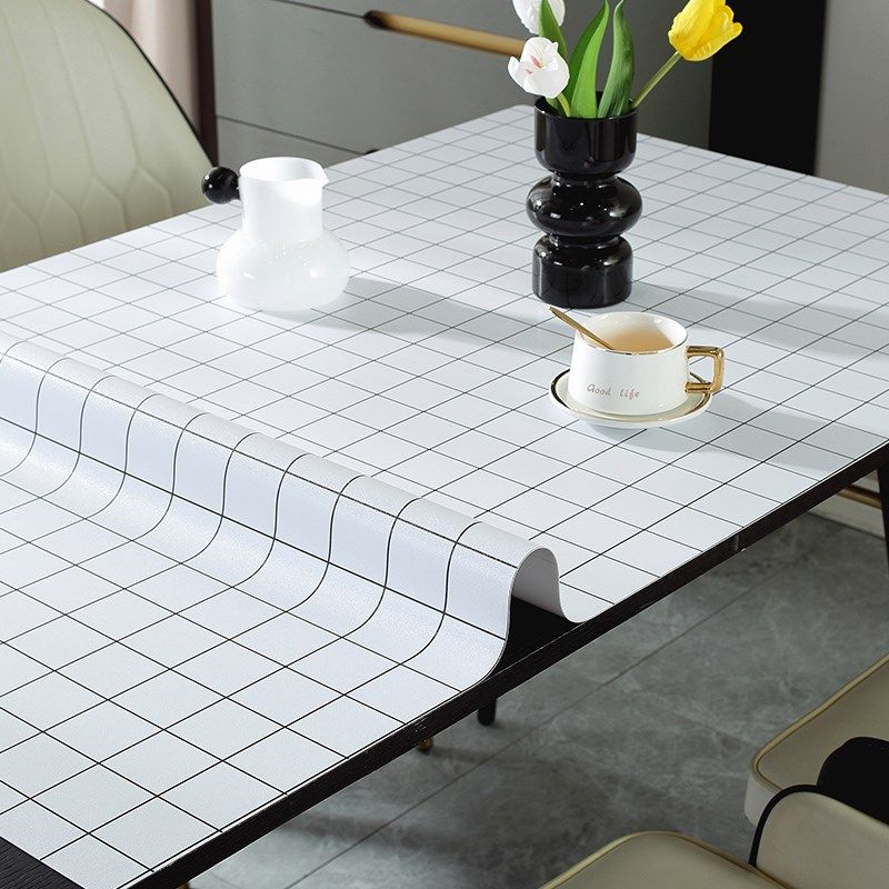 桌垫pvc高级感轻奢餐桌书桌桌布茶几台布防水防油免洗防烫软玻璃,居家布艺,桌布,淘宝优惠券,粉丝福利购,淘宝优惠卷