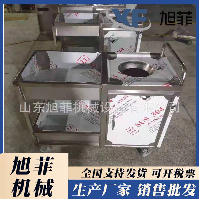 小推车静音轮304移动工具车碗具收残车推车平板托车