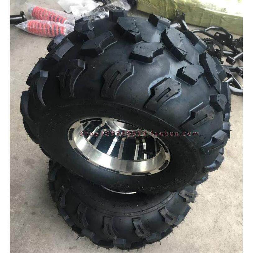 自制四轮卡丁车沙滩车配件19X7-8 18X9.50-8寸真空轮胎铝轮毂