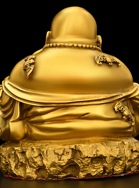 铜弥勒佛佛像摆件纯铜弥勒菩萨神像笑佛大肚佛未来佛家居店铺供奉