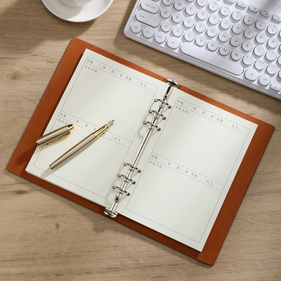工作日志本活页365天日记本笔记本每日计划本会议安排手册记录本a