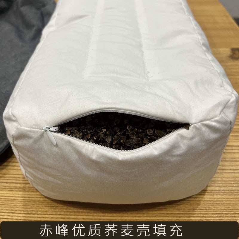 便携款荞麦枕出差酒店房车办公室小尺寸携带方便硬枕透气支撑全棉