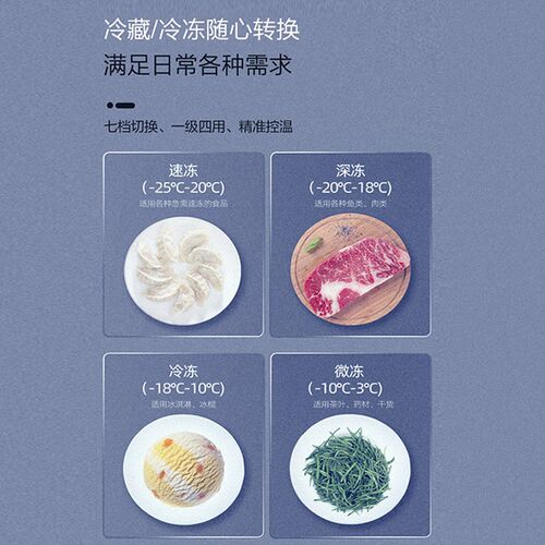新飞冰柜商用冷冻冷藏单温大冷柜冰箱超市冻肉深底卧式岛柜雪糕柜