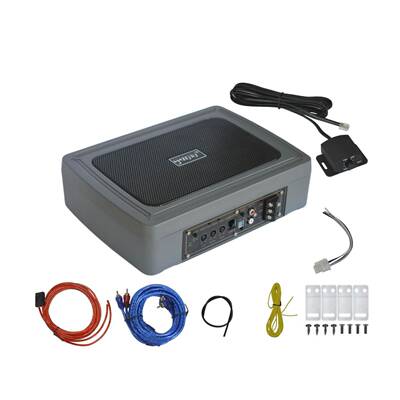 工厂现货车载低音炮12V通用大功率铝合金有源超重低音座椅炮HJKJ