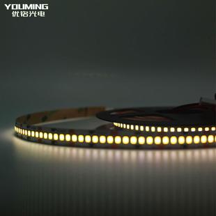 供应线形灯用CRI95软灯带2835每米240灯24V电压22W功率无暗区灯条