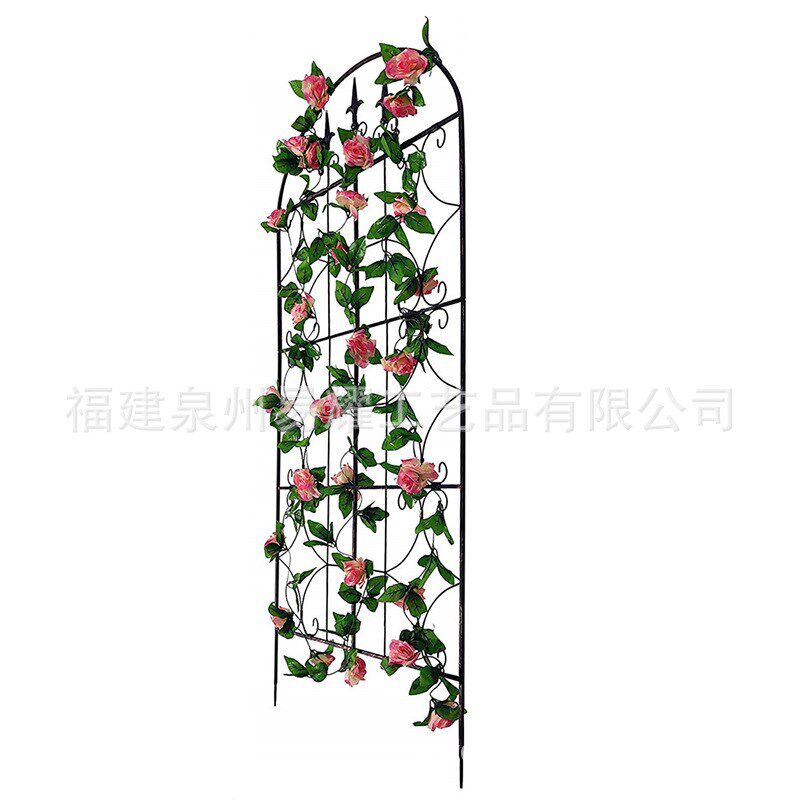 户外铁艺花圃藤蔓爬藤植物架 花园公园别墅护栏篱笆