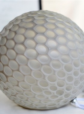 创意简约欧式彩色玻璃球形灯具工艺品F家居台面装饰样板间软装摆