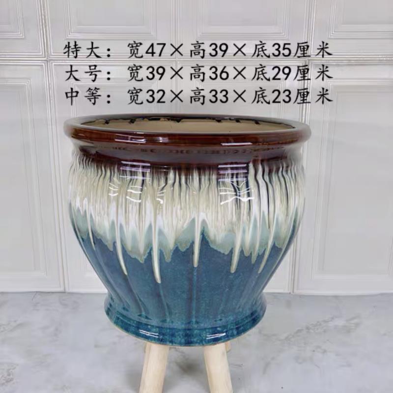 发财树大口径花盆厂家直销阳台庭院客厅盆栽特大号创意花盆