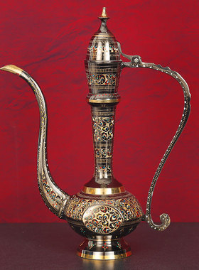 大把壶桌面摆件饰品巴基斯坦铜工艺品手工制作客厅餐厅软装装饰品