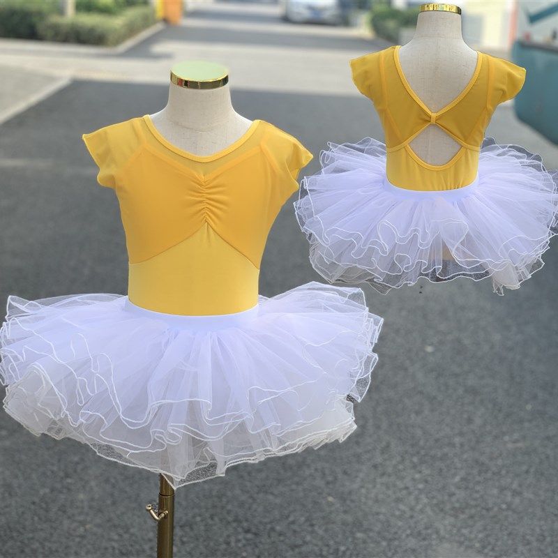 儿童舞蹈服女童练功服女孩夏季短袖跳舞衣服中国舞民族舞练舞服装